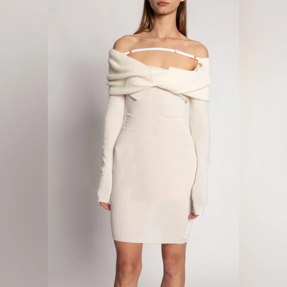 Jacquemus La Robe Ascua Wool Knitted Dress - Picture 4 of 5